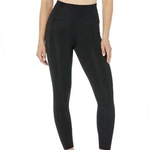 Sweaty Betty Rapid Run Leggings Women Black Medium Size 8 Full Length Pant NEW